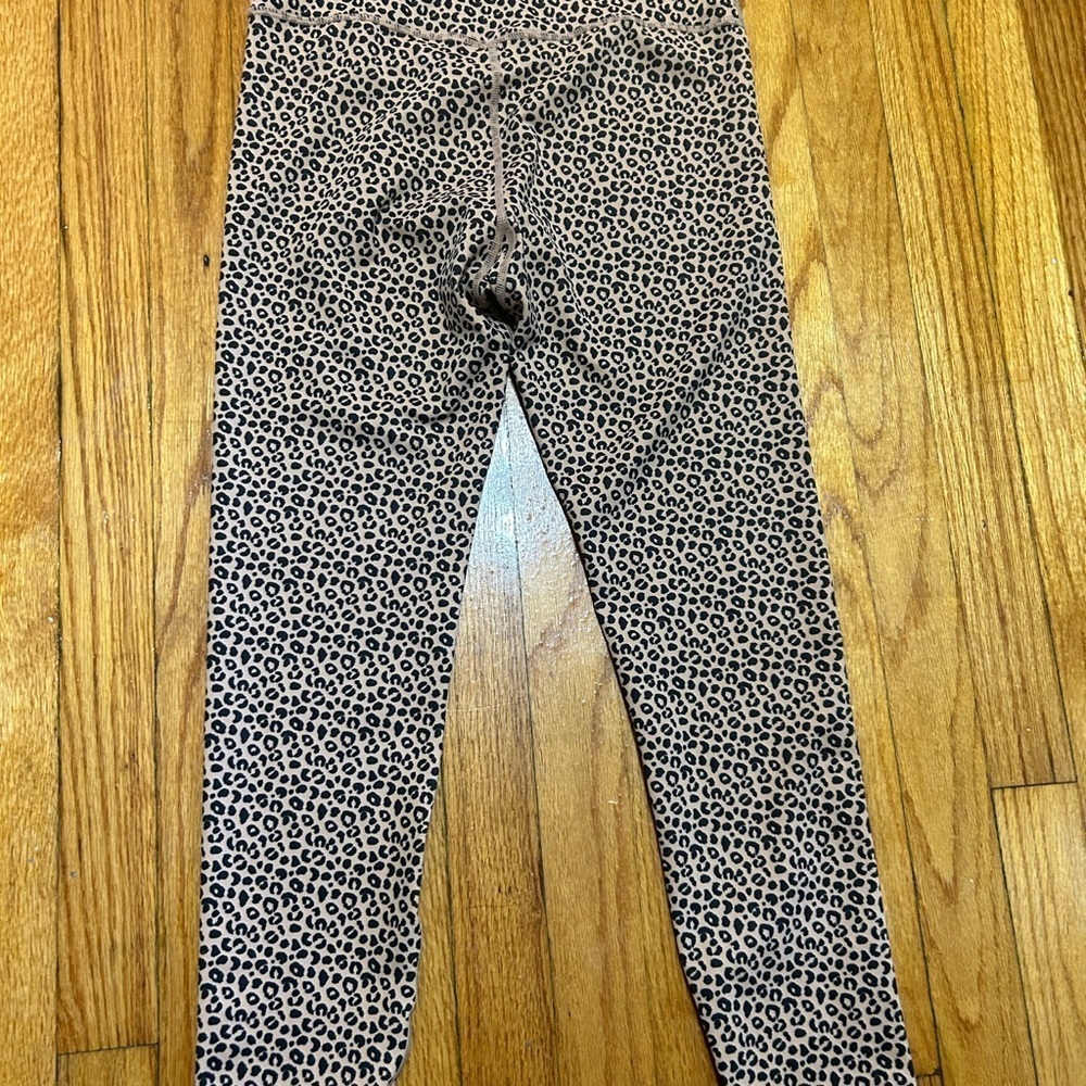 Anthropologie All Fenix Cheetah High Waisted Leggings 7/8 Length Size M Leopard - Picture 7 of 8
